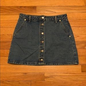 Denim Mini Skirt